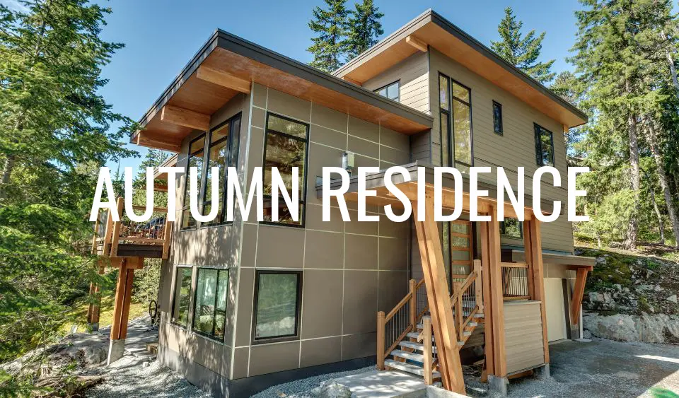 Autumn Residence Whistler Home Build