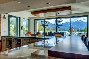 Westcoast Style Home Kitchen & Dining Area